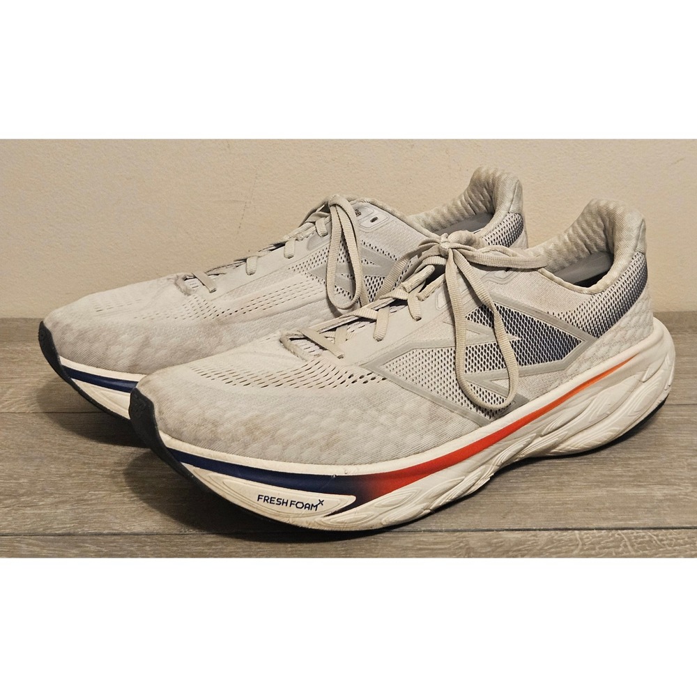 New Balance Fresh Foam X 1080 v14 Mens 14 4E Grey Orange Running Shoes M1080G14